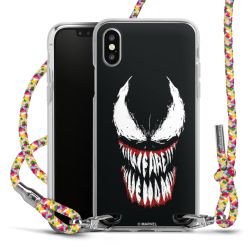 New Carry Case Transparent Stoff colourful/silber