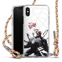 New Carry Case Transparent Stoff colourful/silber