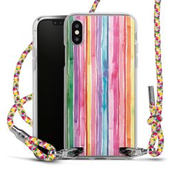 Carry Case Transparent Fabric colourful