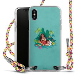 New Carry Case Transparent Stoff colourful/silber