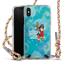 New Carry Case Transparent Stoff colourful/silber