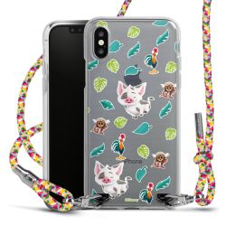 New Carry Case Transparent Stoff colourful/silber