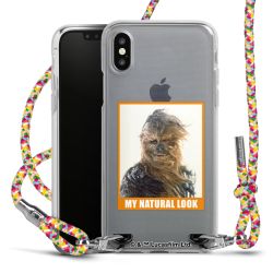 New Carry Case Transparent Stoff colourful/silber