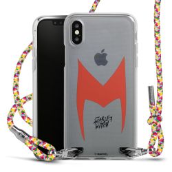 New Carry Case Transparent Stoff colourful/silber