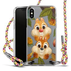 New Carry Case Transparent Stoff colourful/silber