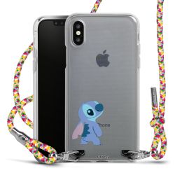 New Carry Case Transparent Stoff colourful/silber