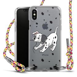 New Carry Case Transparent Stoff colourful/silber