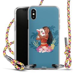 New Carry Case Transparent Stoff colourful/silber