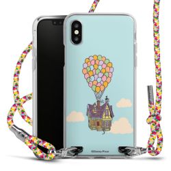 New Carry Case Transparent Stoff colourful/silber