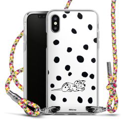 New Carry Case Transparent Stoff colourful/silber