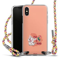 New Carry Case Transparent Stoff colourful/silber