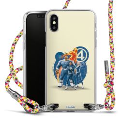 New Carry Case Transparent Stoff colourful/silber