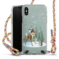 New Carry Case Transparent Stoff colourful/silber