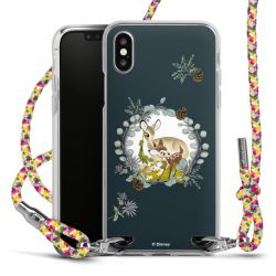 New Carry Case Transparent Stoff colourful/silber