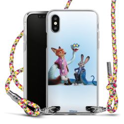 New Carry Case Transparent Stoff colourful/silber