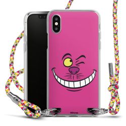 New Carry Case Transparent Stoff colourful/silber