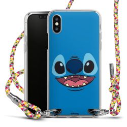 New Carry Case Transparent Stoff colourful/silber