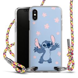 New Carry Case Transparent Stoff colourful/silber