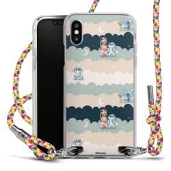 New Carry Case Transparent Stoff colourful/silber