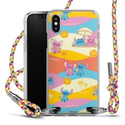 New Carry Case Transparent Stoff colourful/silber