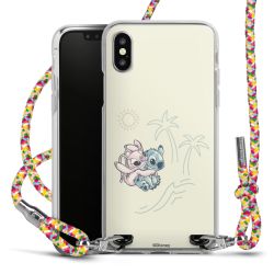 New Carry Case Transparent Stoff colourful/silber