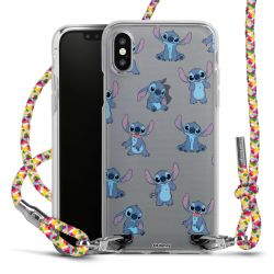 New Carry Case Transparent Stoff colourful/silber