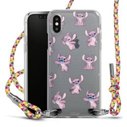 New Carry Case Transparent Stoff colourful/silber