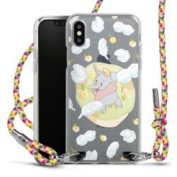 New Carry Case Transparent Stoff colourful/silber