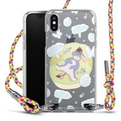 New Carry Case Transparent Stoff colourful/silber