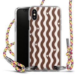 New Carry Case Transparent Stoff colourful/silber