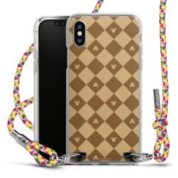 New Carry Case Transparent Stoff colourful/silber