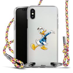 New Carry Case Transparent Stoff colourful/silber