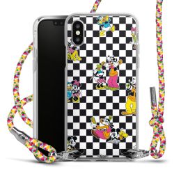 New Carry Case Transparent Stoff colourful/silber