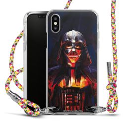 New Carry Case Transparent Stoff colourful/silber