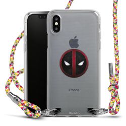 New Carry Case Transparent Stoff colourful/silber