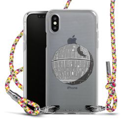 New Carry Case Transparent Stoff colourful/silber