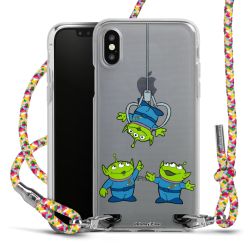 New Carry Case Transparent Stoff colourful/silber