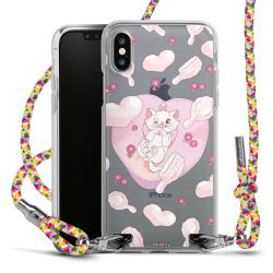 New Carry Case Transparent Stoff colourful/silber