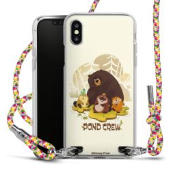 New Carry Case Transparent Stoff colourful/silber