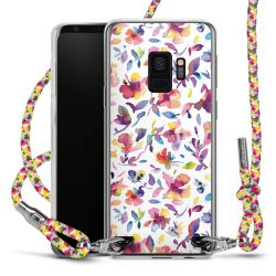 Carry Case Transparent Fabric colourful