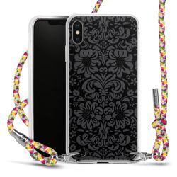 New Carry Case Transparent Stoff colourful/silber