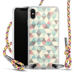 New Carry Case Transparent Stoff colourful/silber