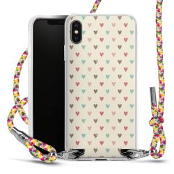 New Carry Case Transparent Stoff colourful/silber