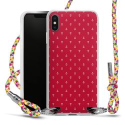 New Carry Case Transparent Stoff colourful/silber