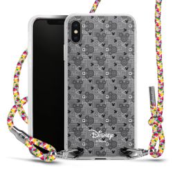 New Carry Case Transparent Stoff colourful/silber