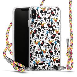 New Carry Case Transparent Stoff colourful/silber