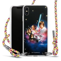 New Carry Case Transparent Stoff colourful/silber