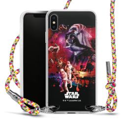 New Carry Case Transparent Stoff colourful/silber