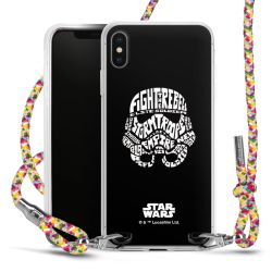 New Carry Case Transparent Stoff colourful/silber