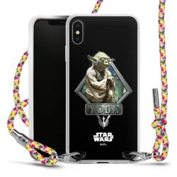 New Carry Case Transparent Stoff colourful/silber